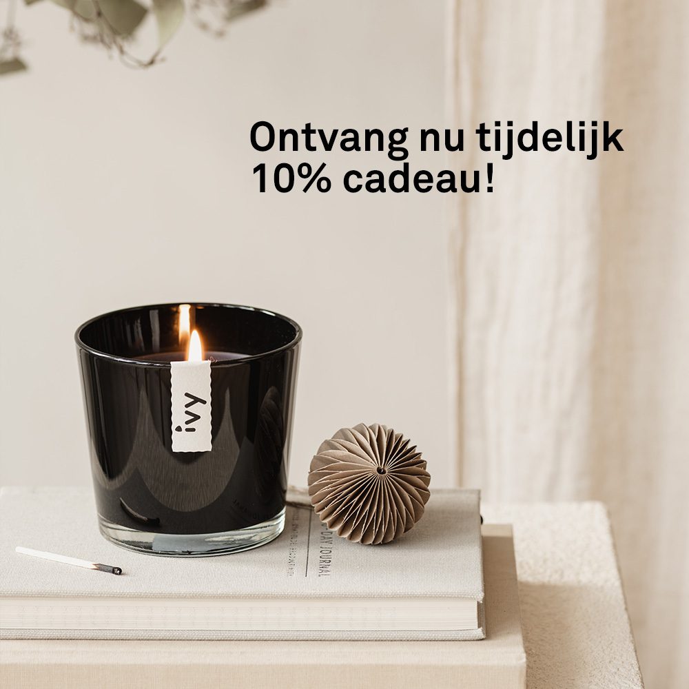 1080x1080 Ivy Haircare Ontvang tijdelijk 10 korting IVY Geurkaars